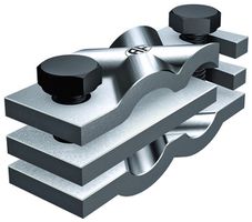 Serre-fils en croix/parallèle FE44, acier nu, Ø 6…22mm