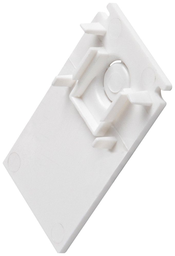 Endkappe SLV 48V TRACK Kunststoff 26×2×47mm weiss