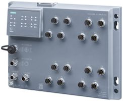 IE-Switch Siemens SCALANCE XP216PoE 16×M12 (D/X-kodiert) 10/100/1000Mbit/s man.