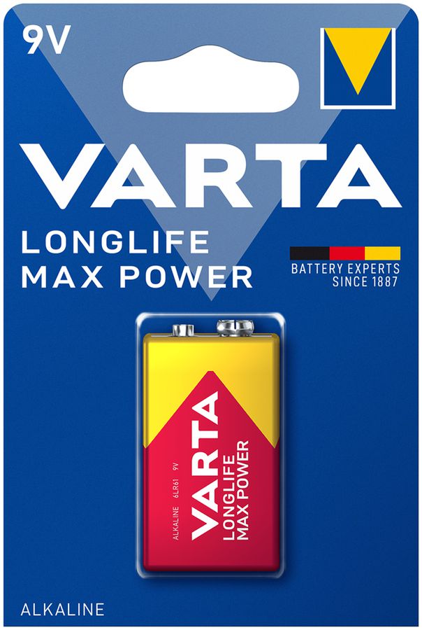Batterie Alkali VARTA Max Power 9V Blister à 1 Stück