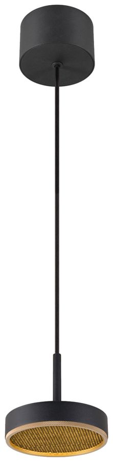 LED-Pendelleuchte SLV GRIP FLAT PD 16W 400lm 2700…3000K DIM Ø140mm schwarz