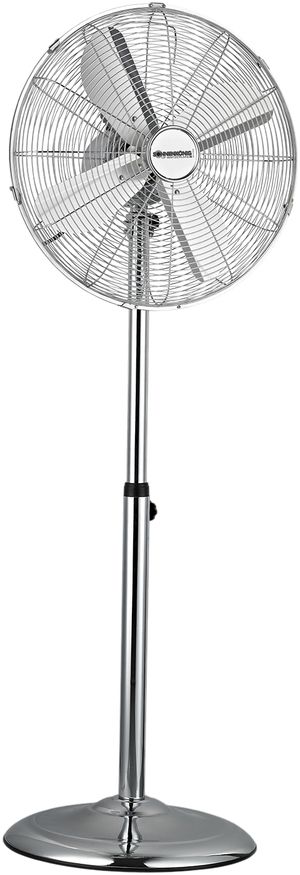 Standventilator Armin Schmid CHROM 4010m³/h 50W 420×1050…1250×400mm Chrom