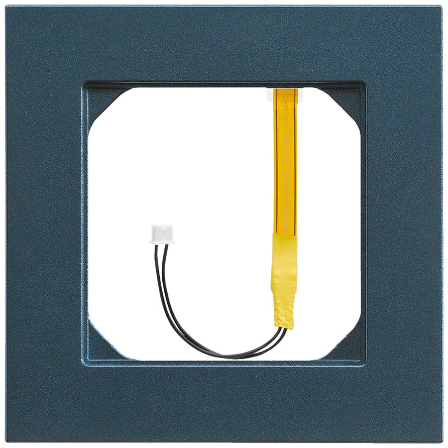 Abdeckrahmen kallysto.pro 1×1 ozean für Eckbeleuchtung rot