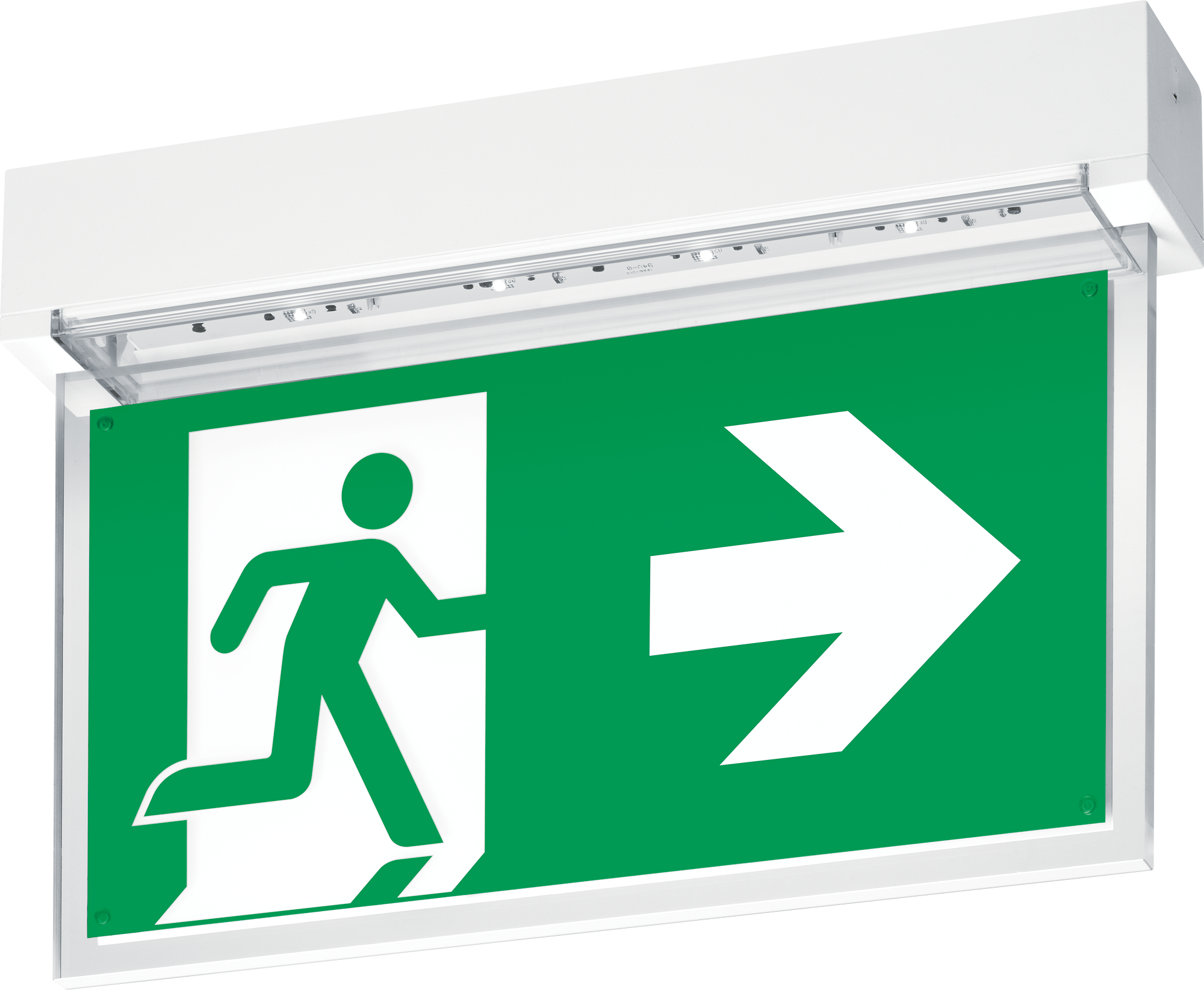 Anbau-Fluchtwegeleuchte VOYAGER STYLE 150 MS E3T SM-S WH