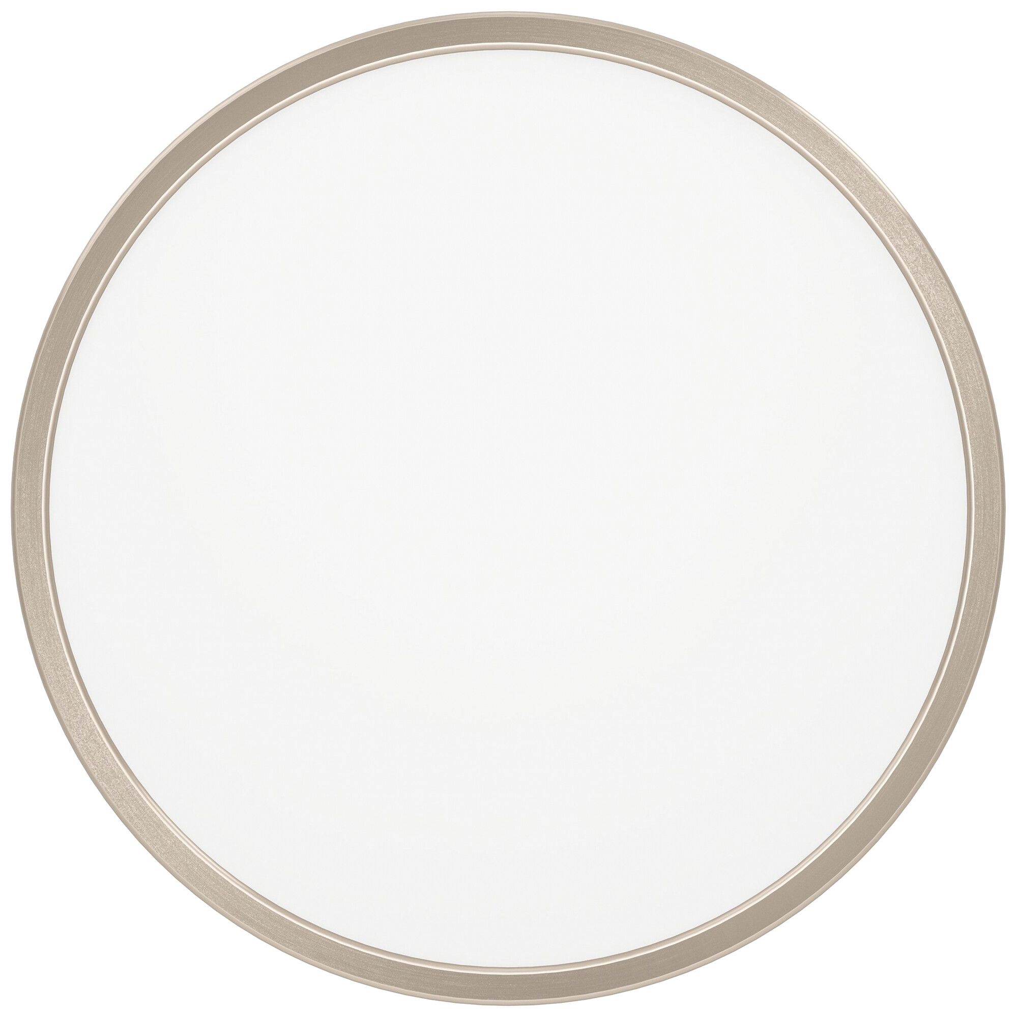 LED-Deckenleuchte Eglo FUEVA 21W 0…2850lm 2700…6500K IP44 DIM Ø389×25mm Nickel