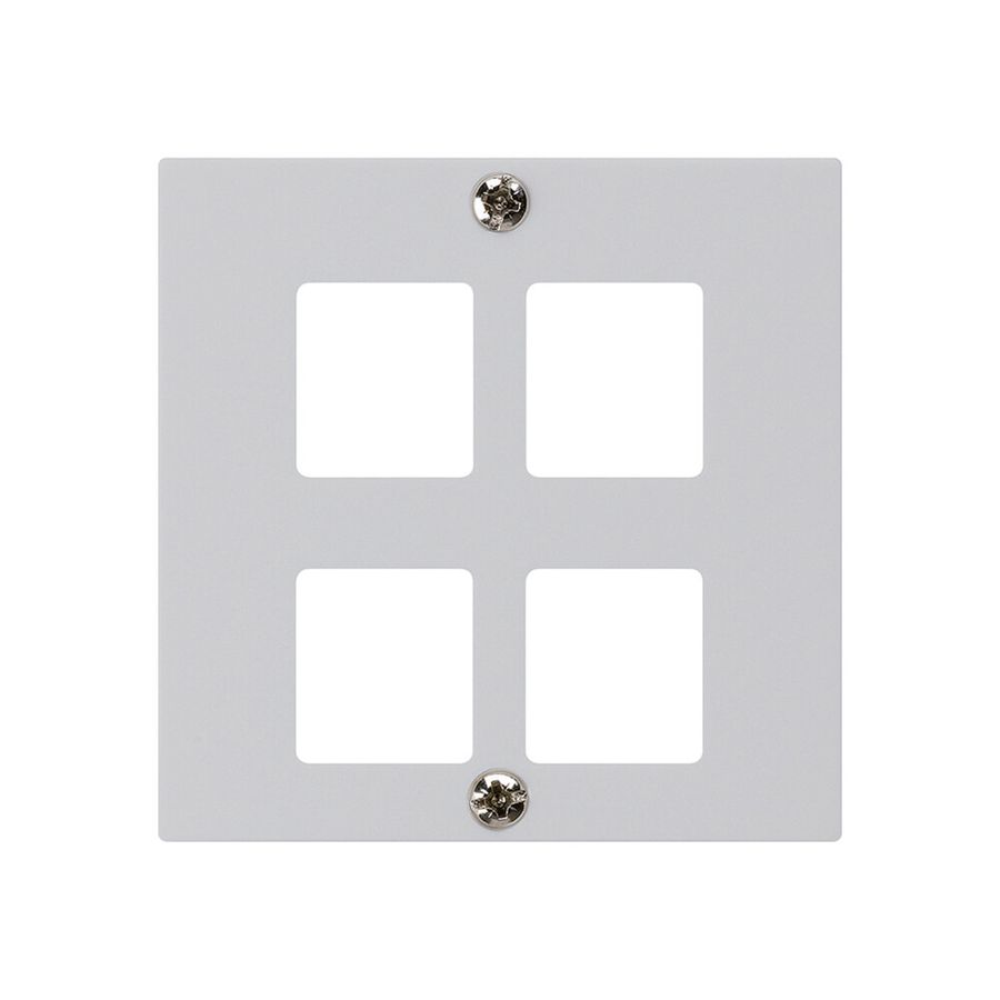 Placca frontale HMS kallysto per 4 moduli grigio chiaro