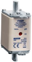 NH-Sicherung Hager DIN00 400VAC 160A gG/gL Doppelkennmelder rostgeschützt