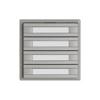 KNX-Taster RGB EDIZIO.liv SNAPFIX® Temperaturfüh.o.LED Pap.4×T 2-Tbed.hgu