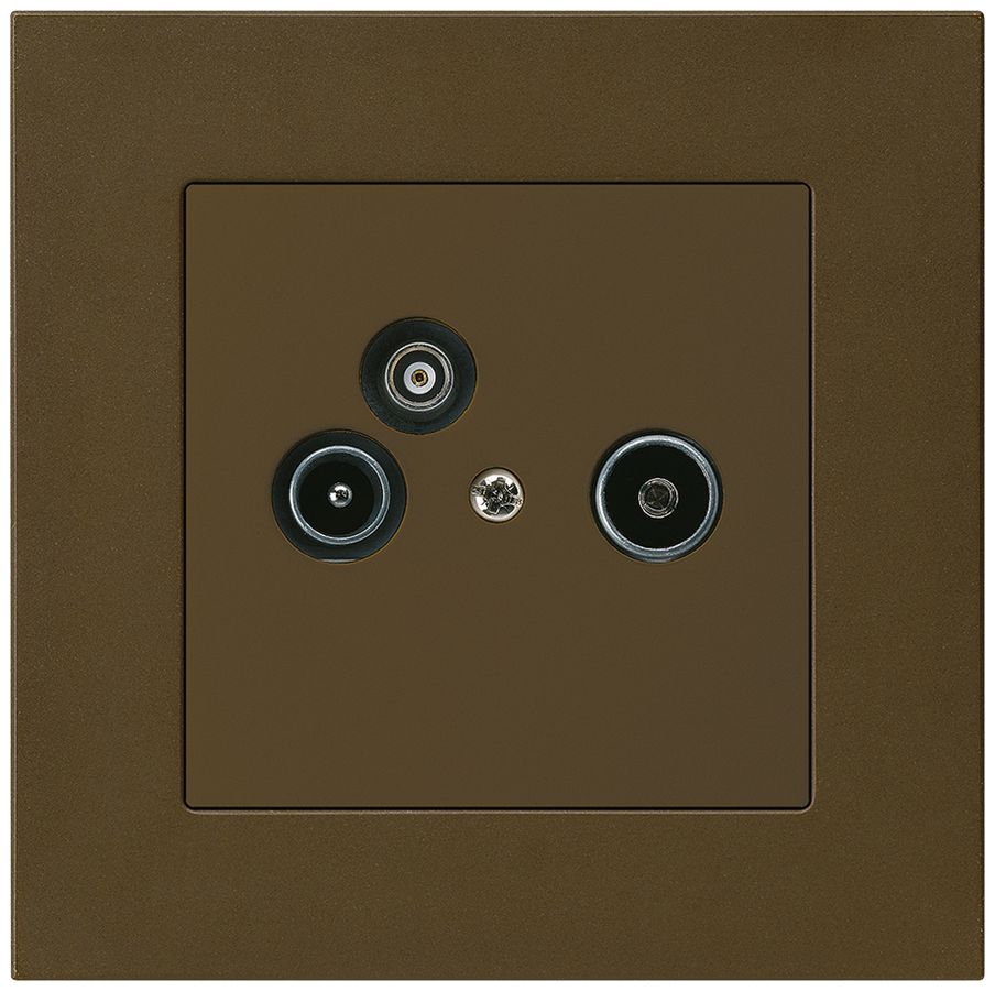 UP-Antennendose R/TV-Daten kallysto.pro 2GHz 14db braun