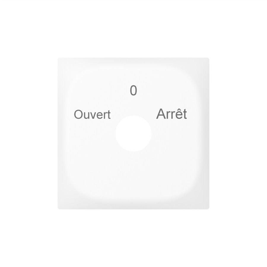 Plaque frontale SIDUS avec gravure blanc