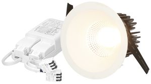 EB-LED-Spot MH ATMO 80 10.5W 960lm 3000K IP44 MB DIM DALI Ø80mm weiss