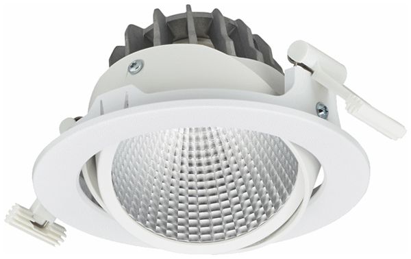 Downlight LED Philips GreenSpace RS353B 22.5W 3100lm 840 36° Ø163mm bianco