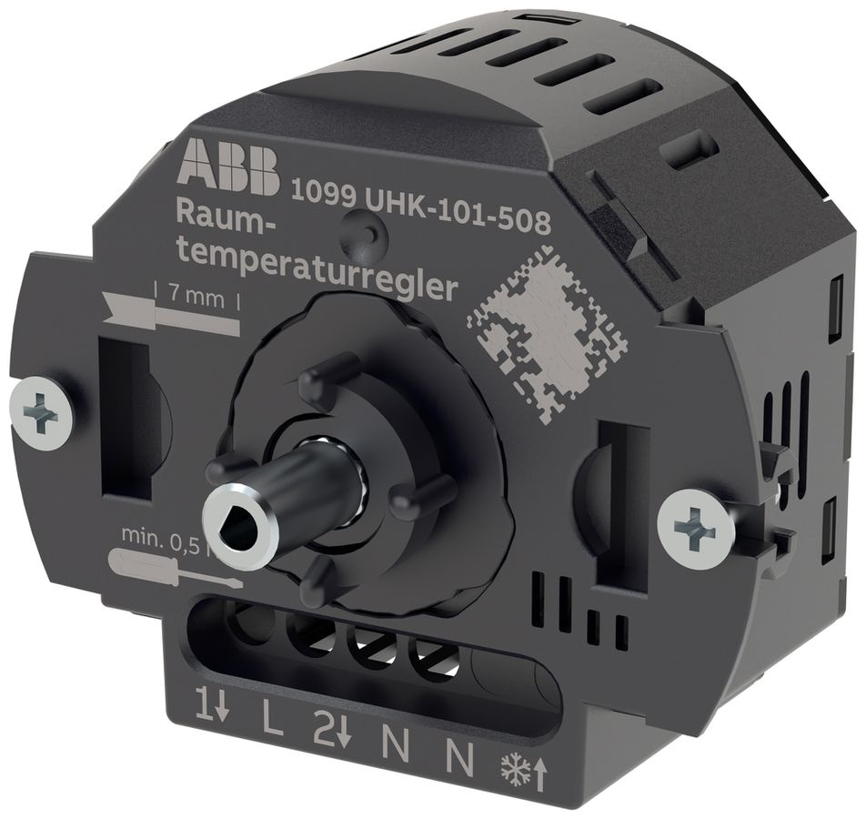 Thermostat d'ambiance ABB SIDUS GE-E chauffa./réfrigé. NO 230VAC/10A 5…30°C