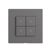 Bedienaufsatz zu Storenschalter 2K/4T Edue Wiser dunkelgrau