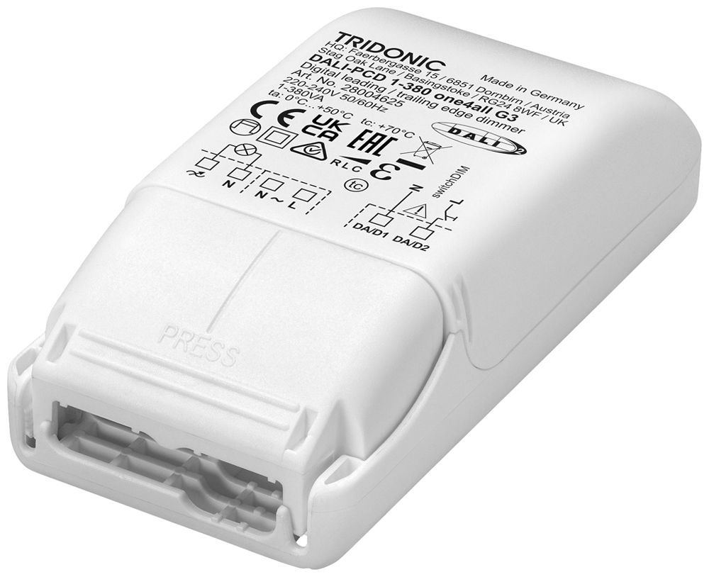 AP-Phasenschnitt-Dimmer Tridonic DALI-PCD-1 300 one4all G3