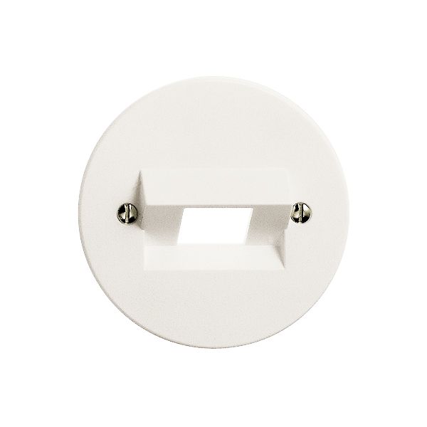 Disque frontal FH 1×RJ45 blanc ITplus 58mm