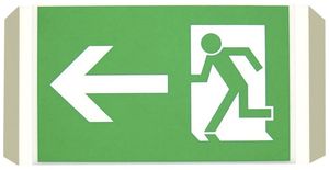 Rettungszeichenleuchte Candelux CWL 2G7 11W bat 1h BS DS Pt weiss