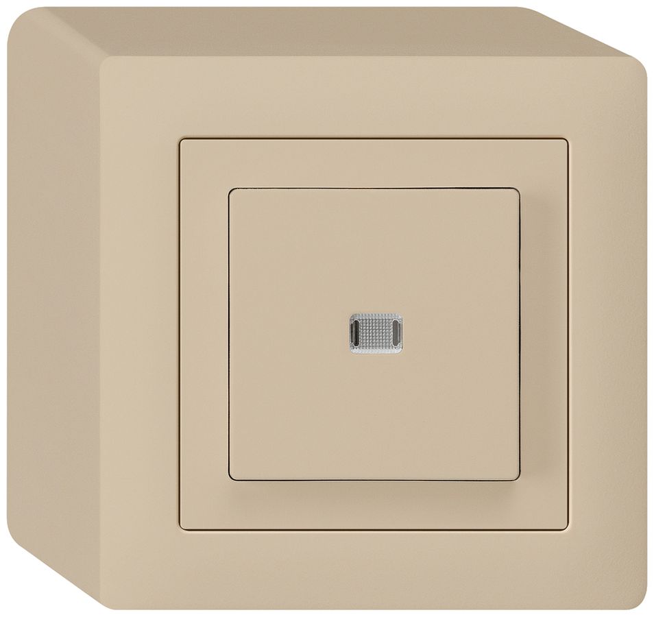AP-Leuchtdruckschalter kallysto 3/1L beige
