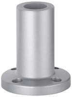 Fuss WERMA, mit integriertem Rohr, für Signalsäule, silber