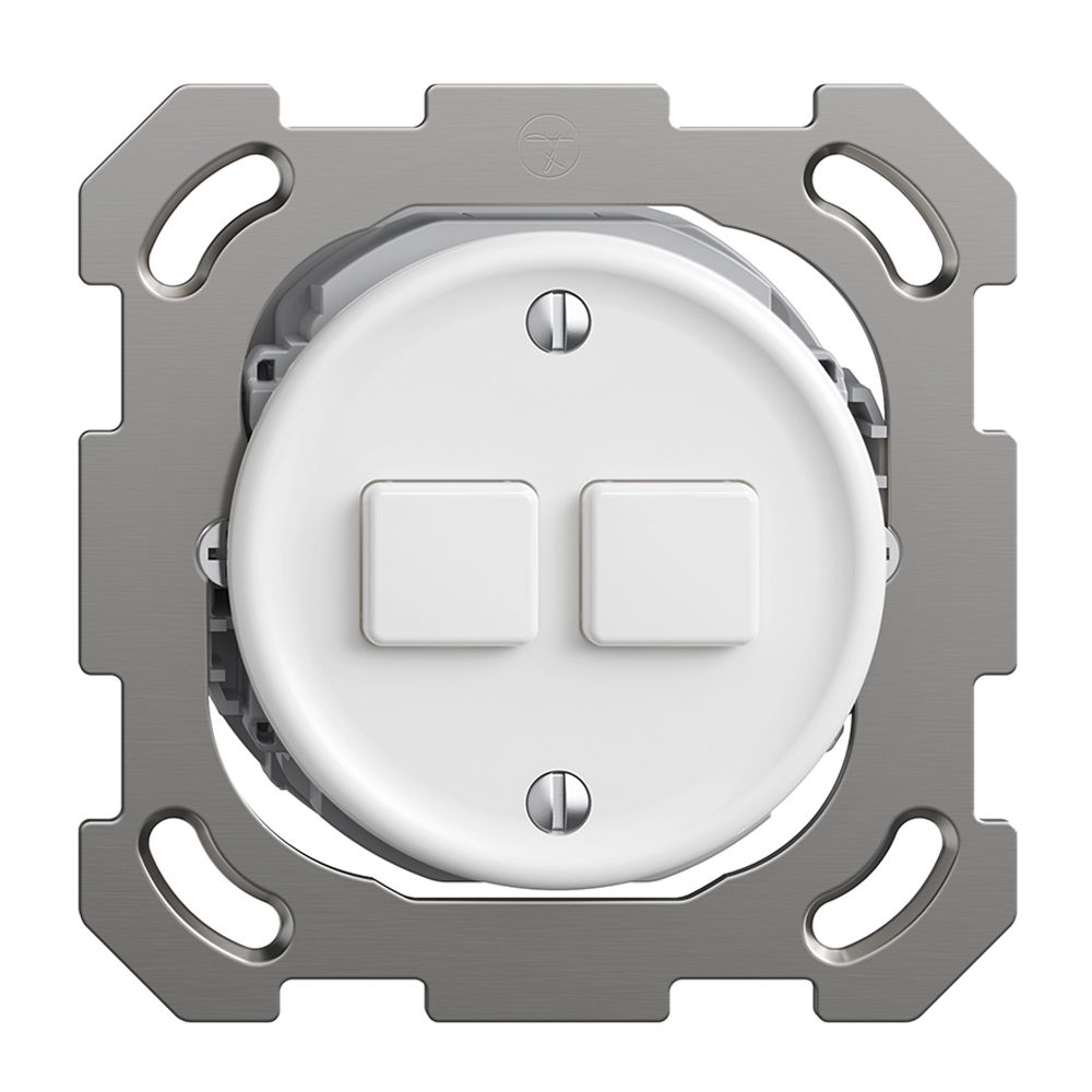 UP-Druckschalter 2K/2T WLAN Sdue Wiser weiss