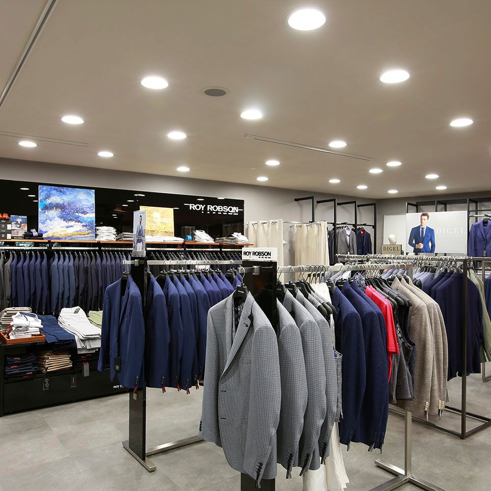 Plafonnier LED DOTLUX UNISIZE 10W 1060lm 4000K IP20 Ø165mm blanc