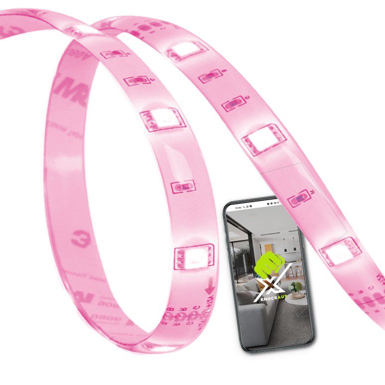 Smartes LED-Lichtband RGBCW 12V | 5m KnockautX, by BRELAG