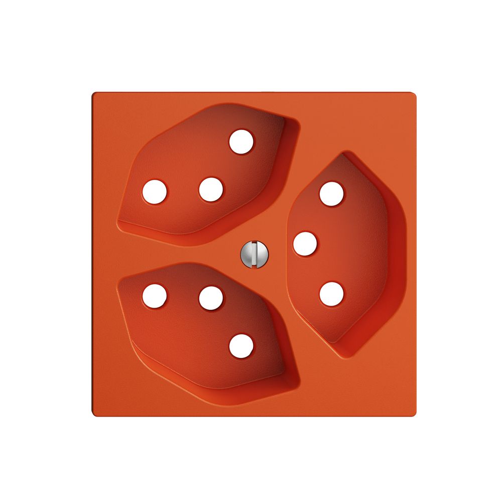 Frontplatte EDIZIOdue 3×T13 orange