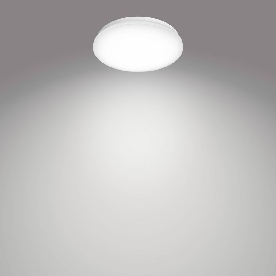 Plafonnier LED Philips Moire 6W 640lm 4000K Ø225mm blanc