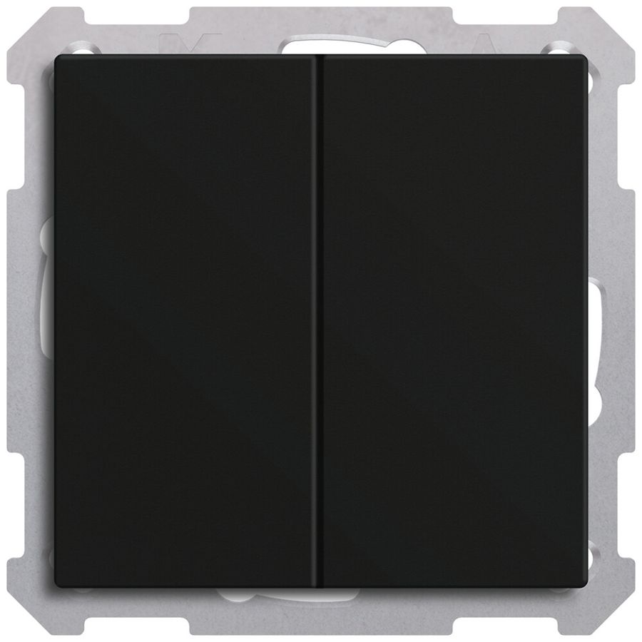 Pulsante KNX RF+ INC MDT RF-TAL60B216.01S 2t/4a temp nero opaco "neutrale"