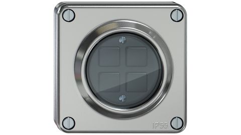 KNX Taster, RGB, ohne LED, ohne Papiereinlage