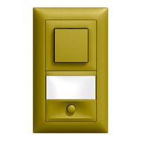 Combinaison ENC EDIZIOdue 3/1P+sonnerie olive