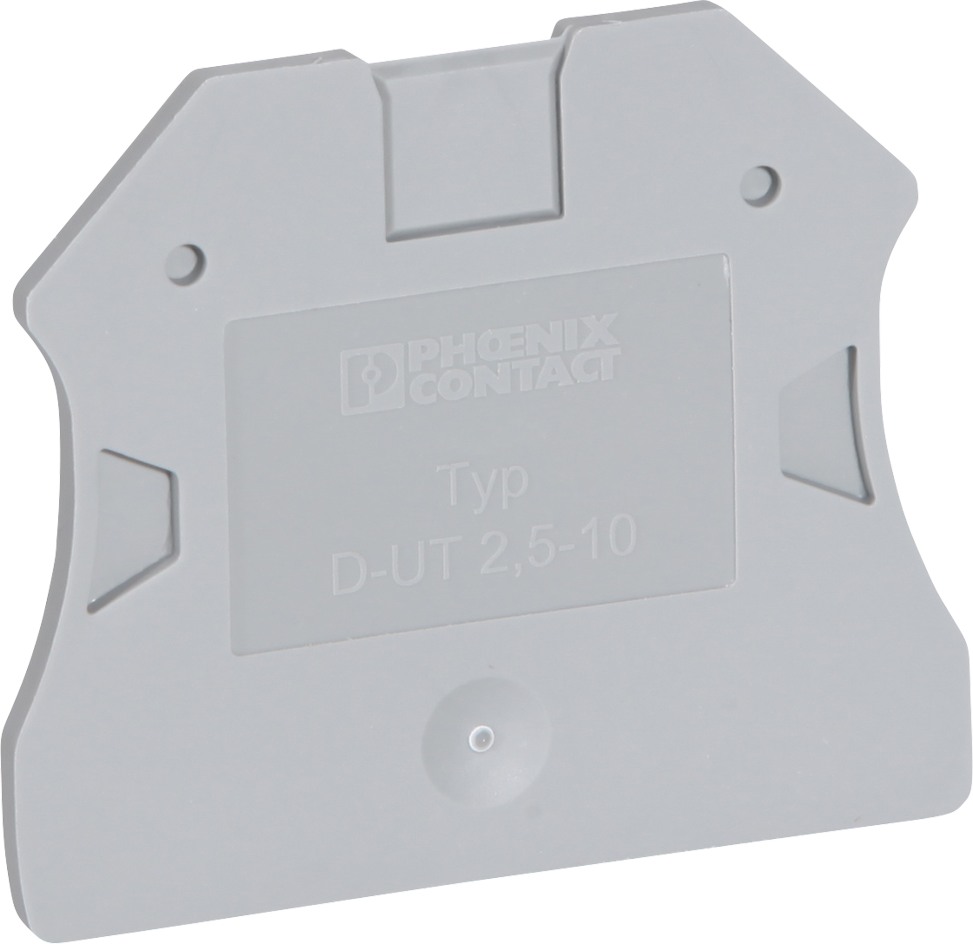 Deckel Phoenix Contact L=47.7mm, B=2.2mm H=48.4mm, grau