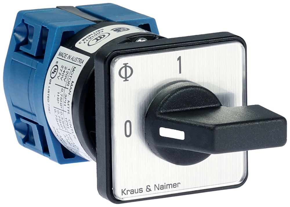 EB-Ausschalter K&N CG4.A290.E, 10A/400V 1L 30×30mm "0-1"