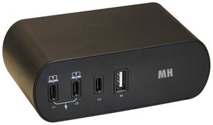 Mehrfachstecker MH Office Line 2×T13 2×USB-C 65W 1×USB-C 1×USB-A 17W 2m