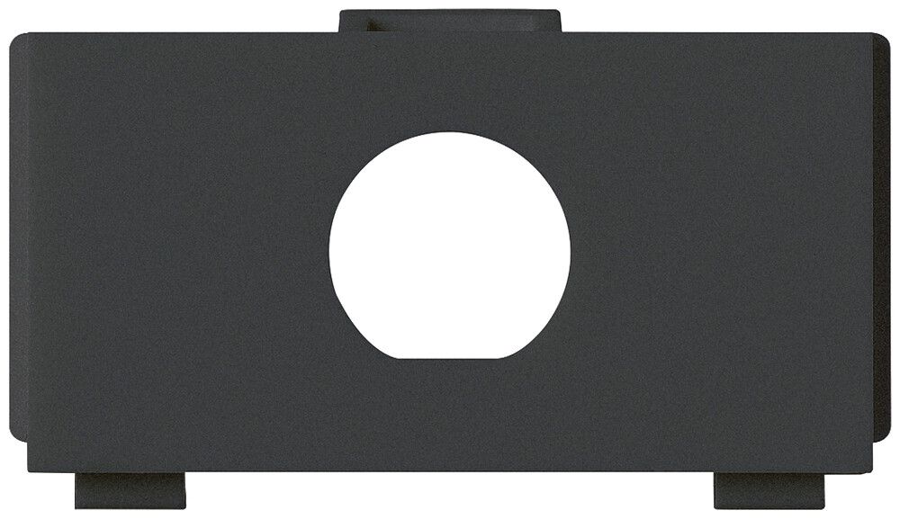 Modulo multimedia kallysto M3 vuoto per 1 BNC Ø13.8mm nero