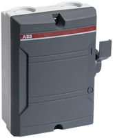 Interruttore principale AP ABB 4-poli 25 A 400V grigio scuro/grs