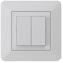 Poussoir ENC kallysto.trend 2×A-R/1P gris clair