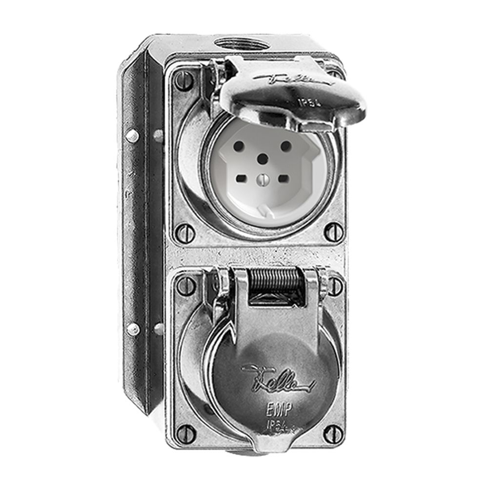 Combinazione AP bagn.I-I 2×T15 EMC Al natura