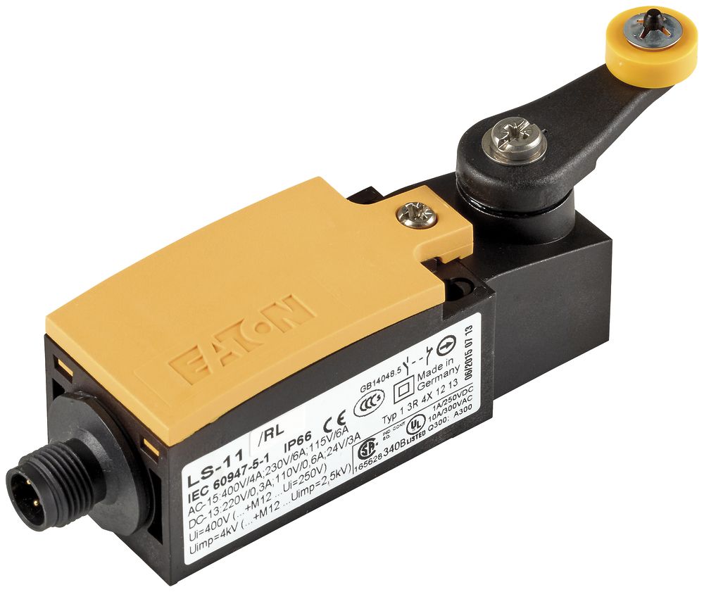 Leva a rullo Eaton, interruttore a scatto, con M12A