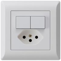 UP-Kombination 2×A-R/1P+T13 hellgrau kallysto.line