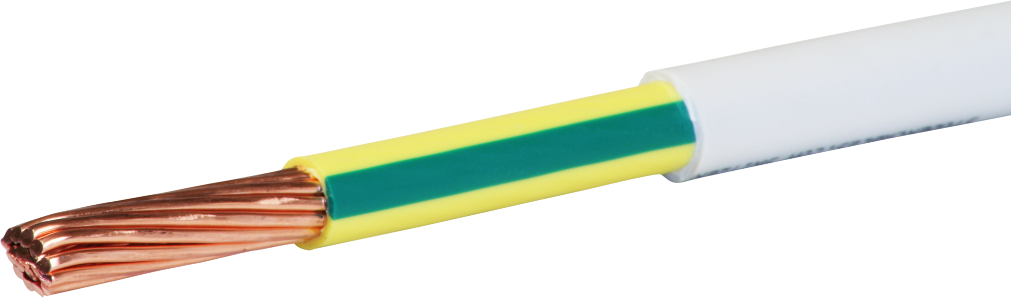 Installationskabel FE0 1×10mm² PE grau Dca