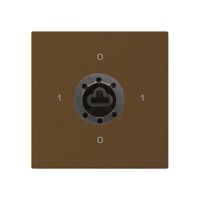 Einsatz zu Schlüsselschalter kallysto 0/1L braun f.Sicherheitsschloss o.Zylinder