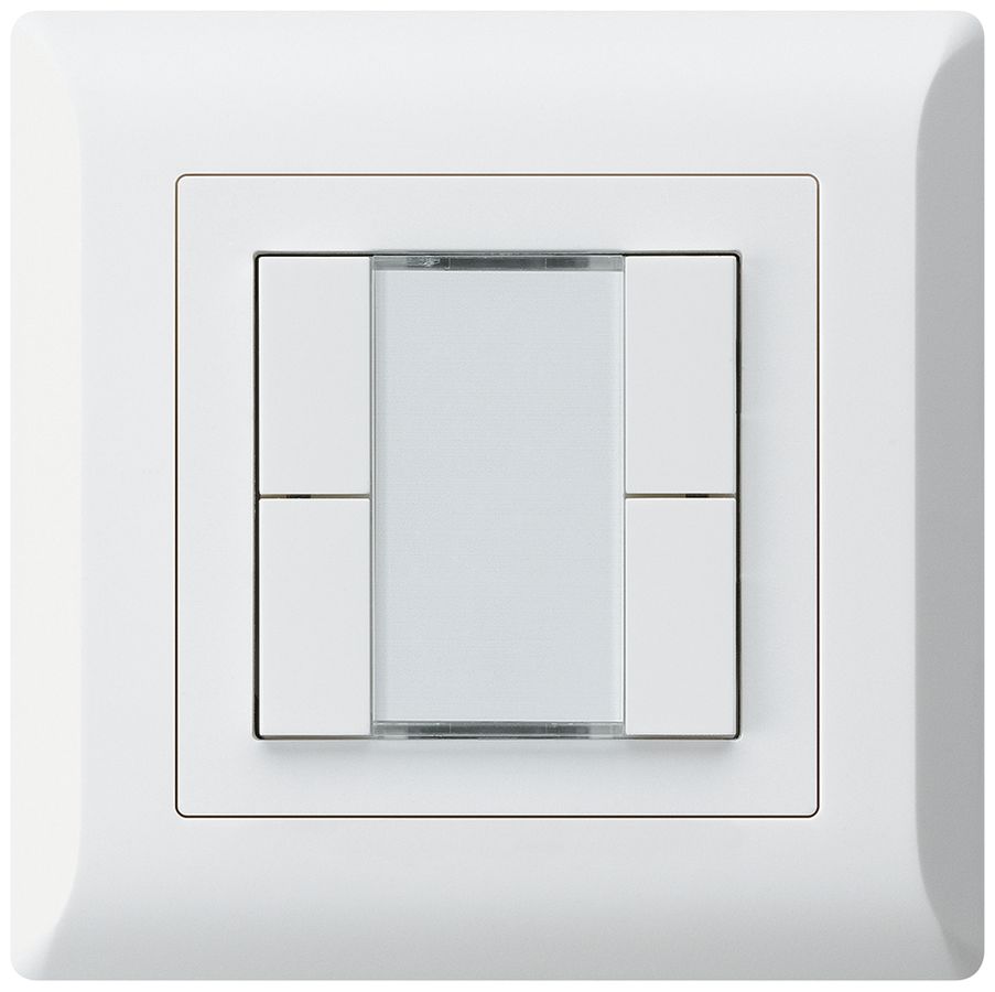 UP-Taster kallysto.line KNX 4×s/e-link weiss