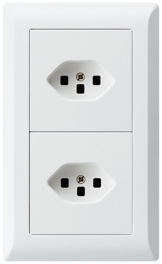 Combinazione INC kallysto.line grd.I-I verticale 2×tipo 23 bianco