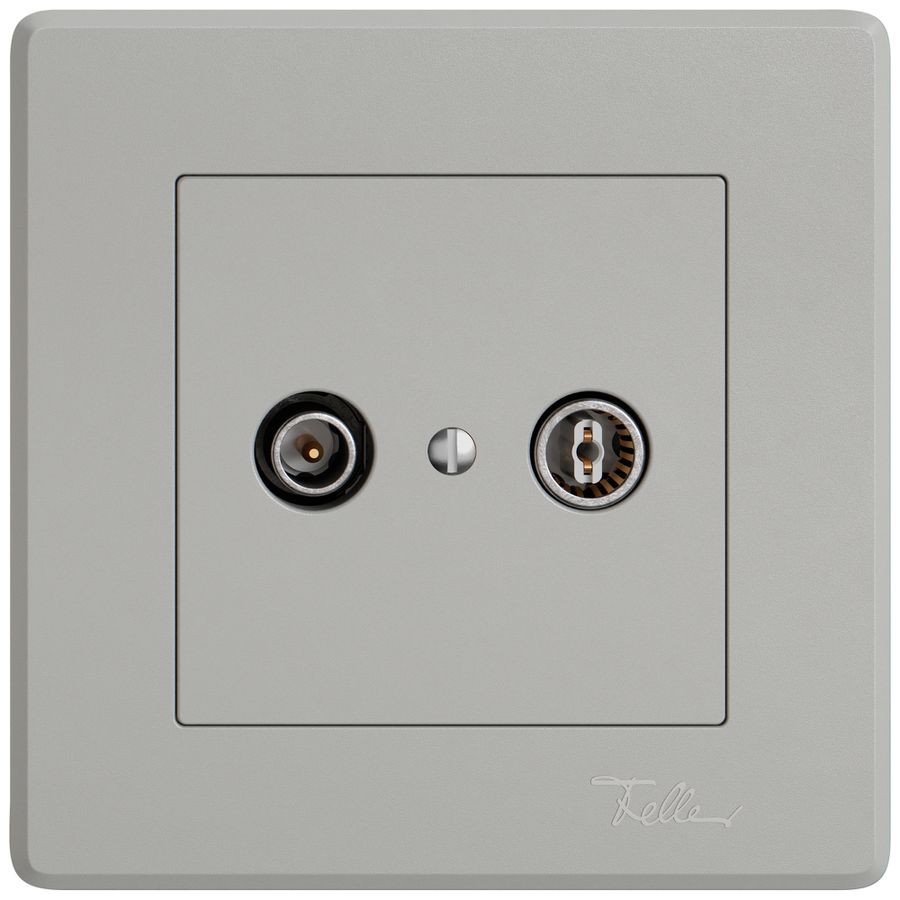 Prise antenne ENC TV-R EDIZIO.liv SNAPFIX® prise de passage 11dB grc