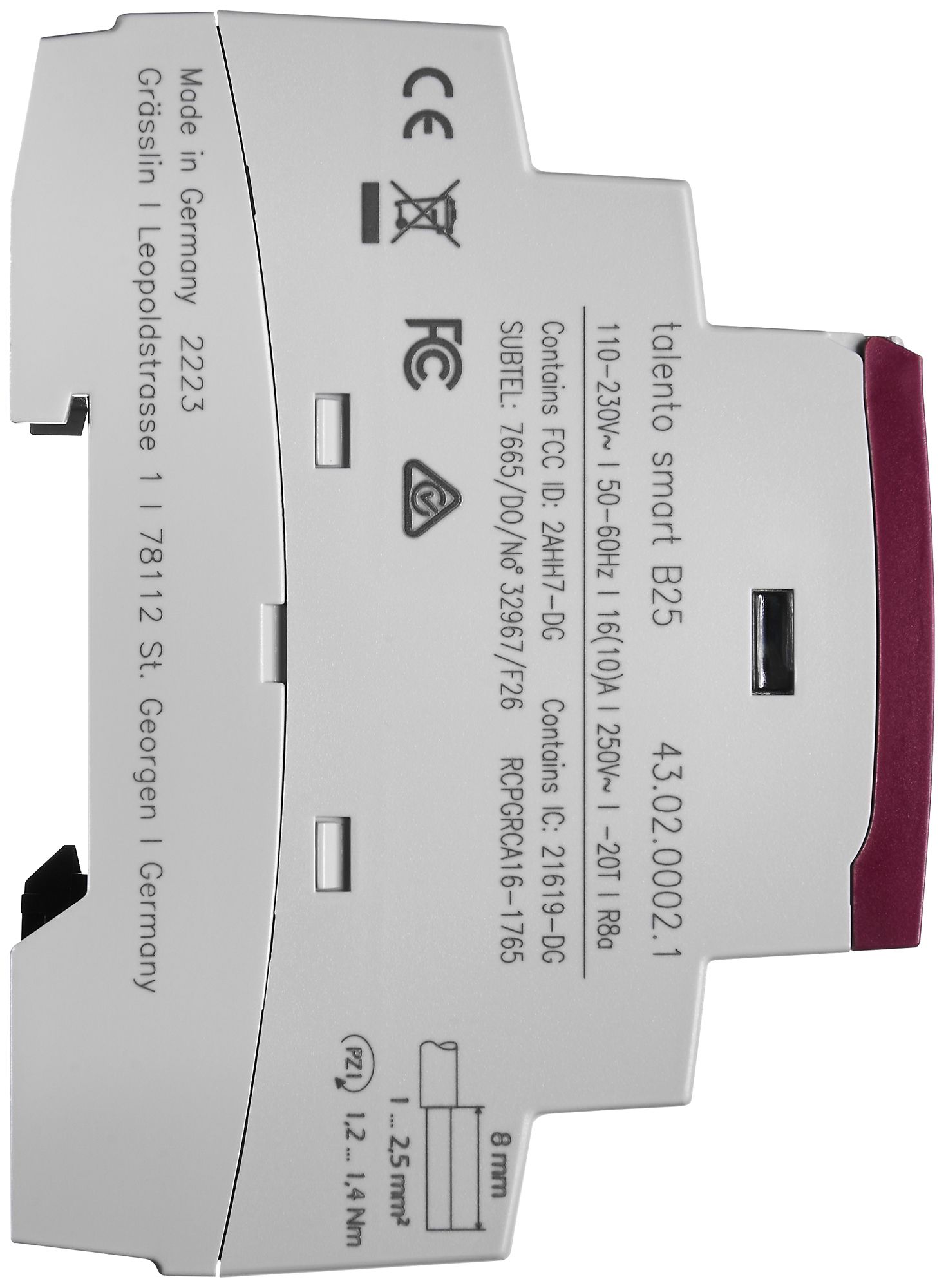 REG-Schaltuhr digital talento smart B25, 2-Kanal