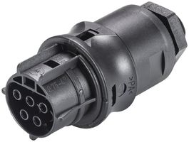 Buchsenteil Wieland 0.75…4mm² 5L schwarz