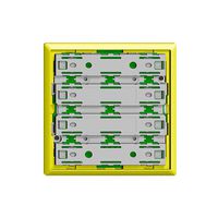 KNX-Funktionseinsatz RGB 1…8-fach EDIZIOdue lemon mit LED, mit Temperaturfühler