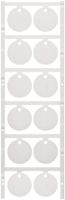 Marqueur d'appareil WM MultiCard CC Ø30mm alésage 3.5mm 30×30mm PA66 blanc