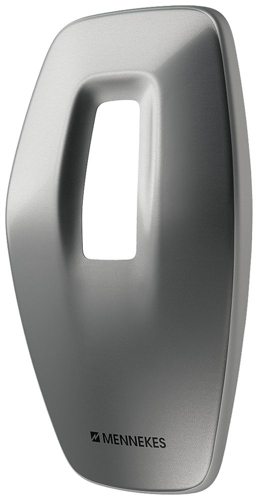 Cadre frontal MENNEKES AMTRON 4You/4Business argent lunaire (moon silver)